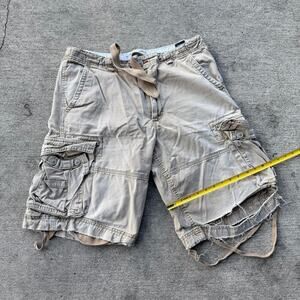 Abercrombie cargo shorts baggy distressed